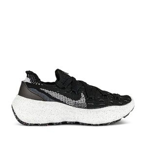 Nike space hippie black and white womens knit sneakers size 6 new